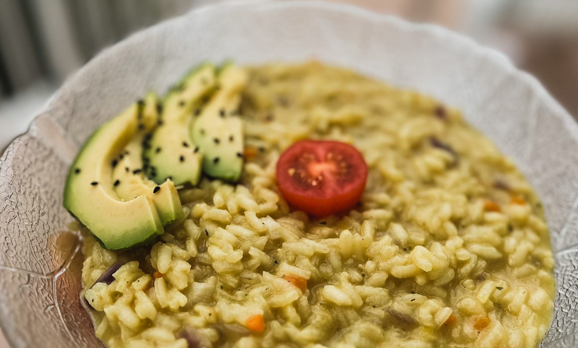 safranove rizoto vegan